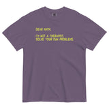 Dear Math, I'm Not A Therapist Men's Relaxed Fit Tee