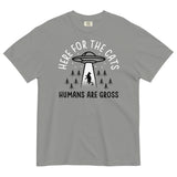 Here For The Cats, Humans Are Gross Men's Relaxed Fit Tee