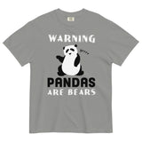 Warning, Pandas Are Bears Men's Relaxed Fit Tee