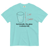 Technically, The Glass Is Always Full Men's Relaxed Fit Tee