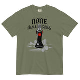 None Shall Pass Black Knight Men's Relaxed Fit Tee