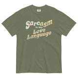 Sarcasm Is My Love Language Men's Relaxed Fit Tee