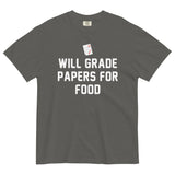 Will Grade Papers For Food Men's Relaxed Fit Tee