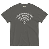 Home Is Where The WiFI Connects Automatically Men's Relaxed Fit Tee