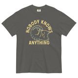 Nobody Knows Anything Men's Relaxed Fit Tee
