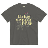 Living My Best Leaf Men's Relaxed Fit Tee