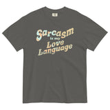 Sarcasm Is My Love Language Men's Relaxed Fit Tee