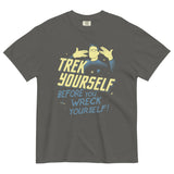 Trek Yourself Before You Wreck Yourself Men's Relaxed Fit Tee