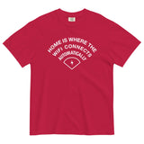 Home Is Where The WiFI Connects Automatically Men's Relaxed Fit Tee
