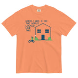 When I Was A Kid The World Men's Relaxed Fit Tee