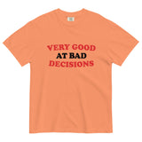 Very Good At Bad Decisions Men's Relaxed Fit Tee