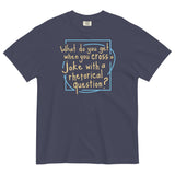 When You Cross A Joke With A Rhetorical Question? Men's Relaxed Fit Tee