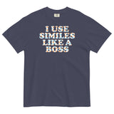 I Use Similes Like A Boss Men's Relaxed Fit Tee
