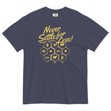 Never Settle For Less Men's Relaxed Fit Tee
