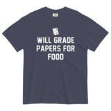 Will Grade Papers For Food Men's Relaxed Fit Tee