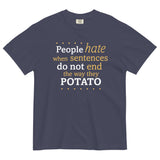 Sentences That End In Potato Men's Relaxed Fit Tee