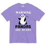 Warning, Pandas Are Bears Men's Relaxed Fit Tee