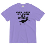 When I Grow Up I Wanna Be A Dinosaur Men's Relaxed Fit Tee