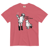Shhh Coffee First Men's Relaxed Fit Tee