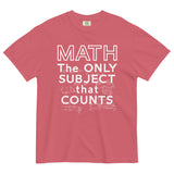 Math The Only Subject That Counts Men's Relaxed Fit Tee