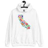 California Dreamin' Floral State Hoodie