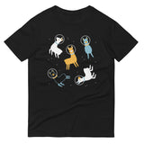 Llamas In Space Men's Signature Tee