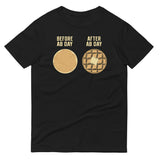Before Ab Day After Ab Day Men's Signature Tee