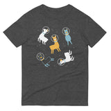 Llamas In Space Men's Signature Tee