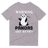 Warning, Pandas Are Bears Men's Signature Tee