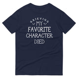 My Favorite Character Died Men's Signature Tee