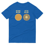 Before Ab Day After Ab Day Men's Signature Tee