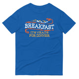 Breakfast, It's What's For Dinner Men's Signature Tee