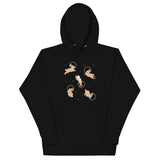 Bunnies In Space Unisex Hoodie