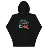 Diners, Drive-ins, & Dragons Unisex Hoodie