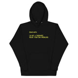 Dear Math, I'm Not A Therapist Unisex Hoodie