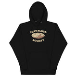 Flat Pluto Society Unisex Hoodie