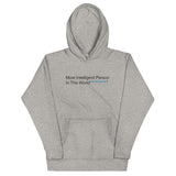 Most Intelligent Person in the World Citation Needed Unisex Hoodie