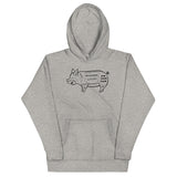 Tasty Pig Cuts Unisex Hoodie