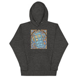 Stained Glass Police Box Unisex Hoodie