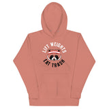 Lift Weights Eat Trash Unisex Hoodie