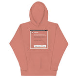 Error, Adult Person Failed To Start Unisex Hoodie