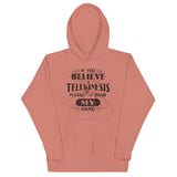 If You Believe In Telekinesis Please Raise My Hand Unisex Hoodie