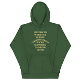 Cheers To Whoever Is This Moderation Unisex Hoodie