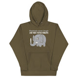 Elephants Never Forgive Unisex Hoodie