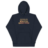 Writtin Directino Unisex Hoodie