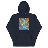 Stained Glass Police Box Unisex Hoodie