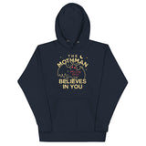 The Mothman Believes In You Unisex Hoodie