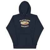 Flat Pluto Society Unisex Hoodie