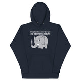 Elephants Never Forgive Unisex Hoodie