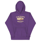 Flat Pluto Society Unisex Hoodie